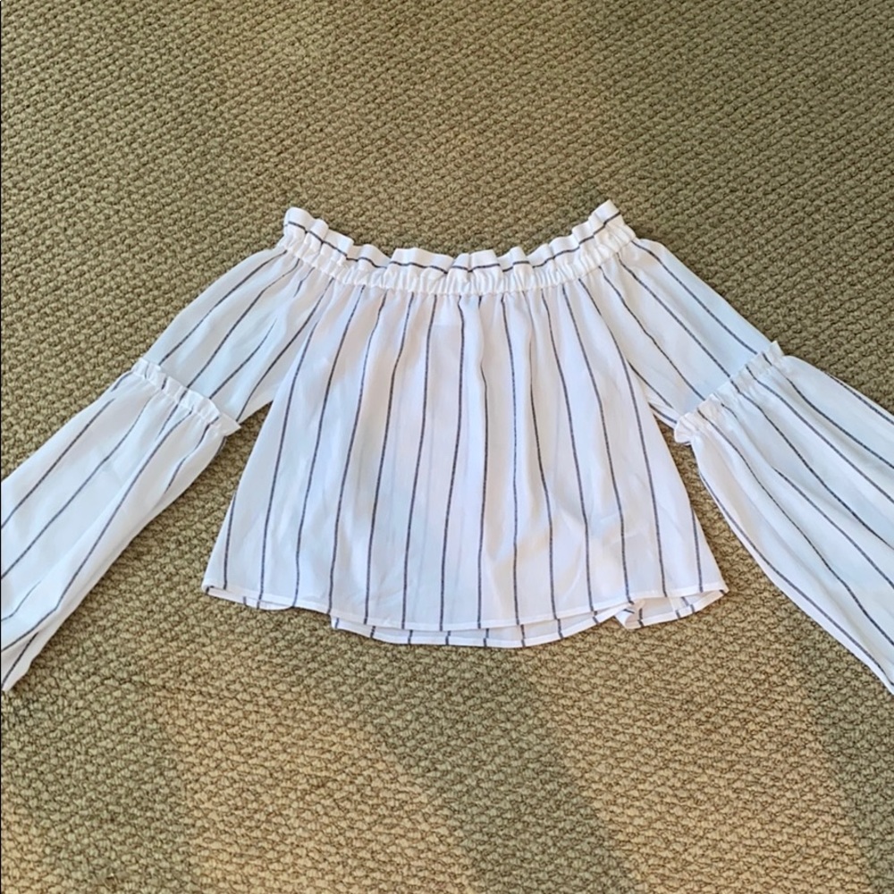 Abound off the should shirt